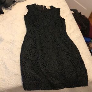 Never worn! Black crocheted jade spade dress
